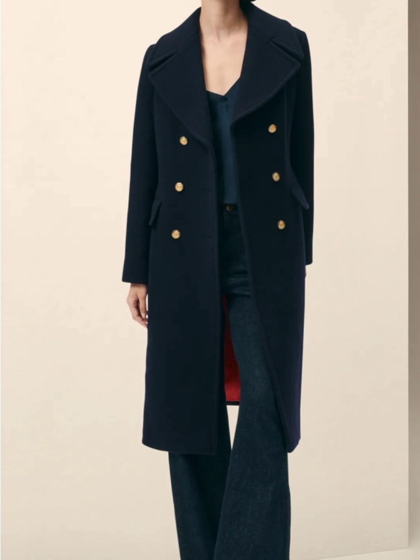 Brooks Brothers Forever Wool Officer Coat 100% Wool.